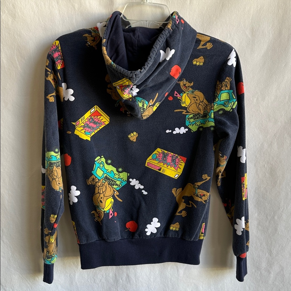 Scooby-Doo! navy hoodie with all-over print, size XS - Picture 5 of 8